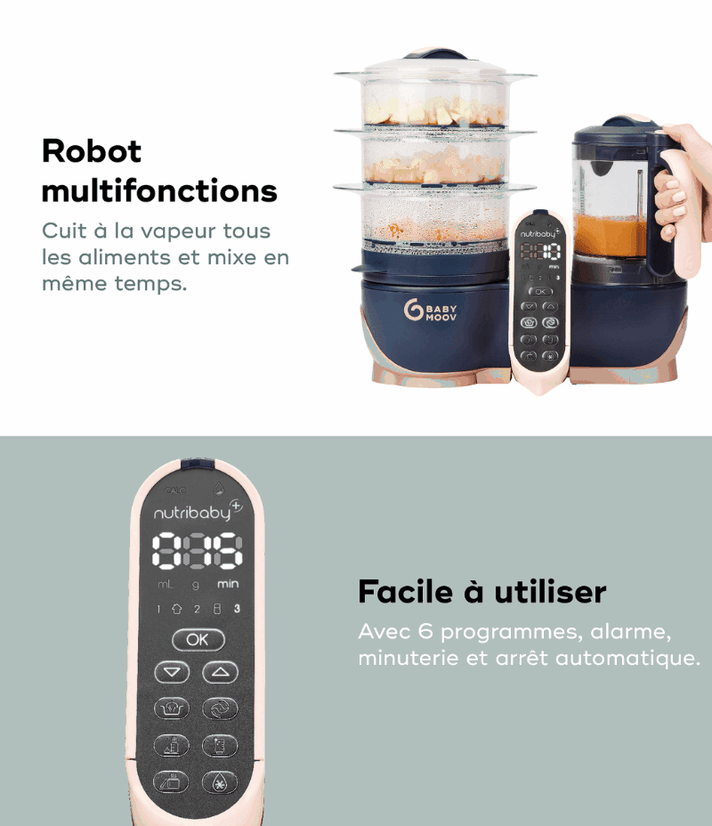 Babymoov robot multifonctions XL Nutribaby XL – vue 4 – BabyBoss.ma
