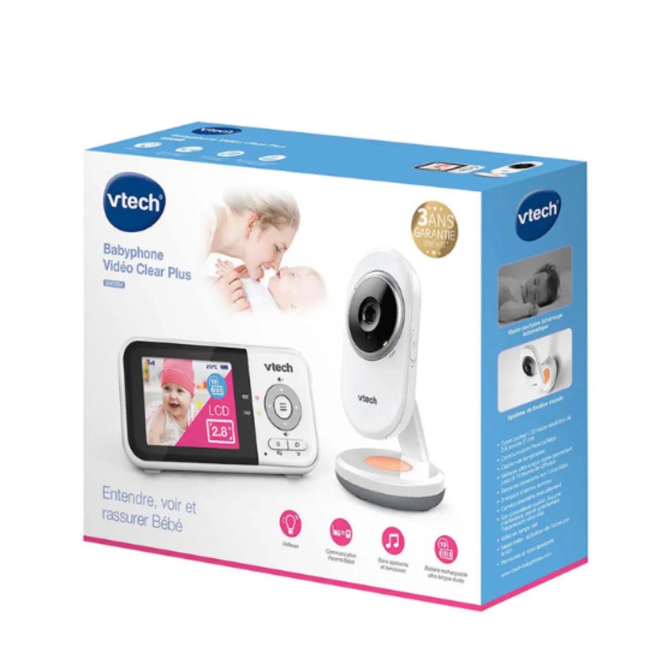 Babyphone Vidéo Clear Plus Vtech - Babyboss.ma - Vtech - pour bébé maroc