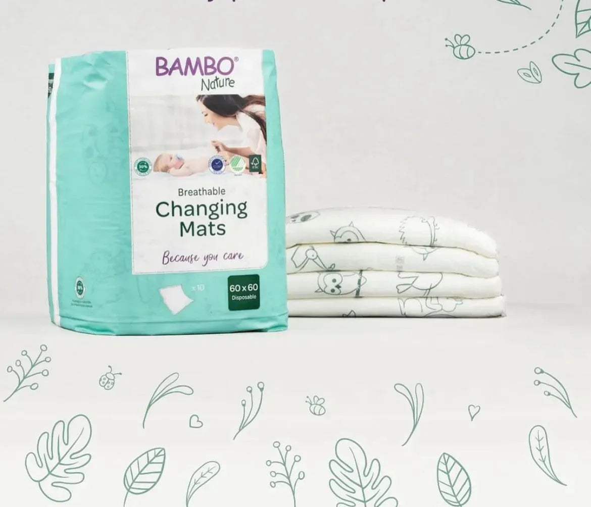 Bambo Nature Tapis de change 60 x 60 cm – BabyBoss.ma