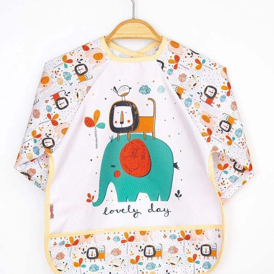 BAVOIR ALIMENTAIRE À MANCHES 0-2 ANS - Repas - pour bébé Maroc -www.babyboss.ma