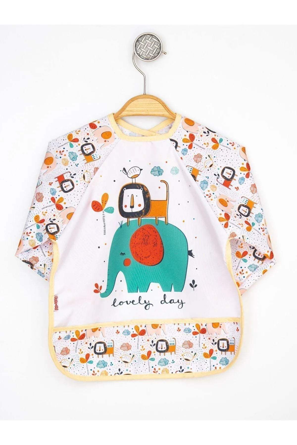 BAVOIR ALIMENTAIRE À MANCHES 0-2 ANS - Repas - pour bébé Maroc -www.babyboss.ma