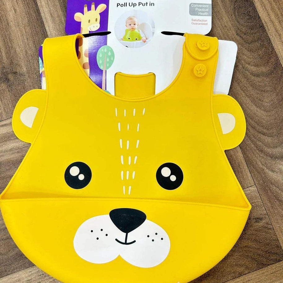 Bavoir en silicone - Only babay - pour bébé Maroc -www.babyboss.ma