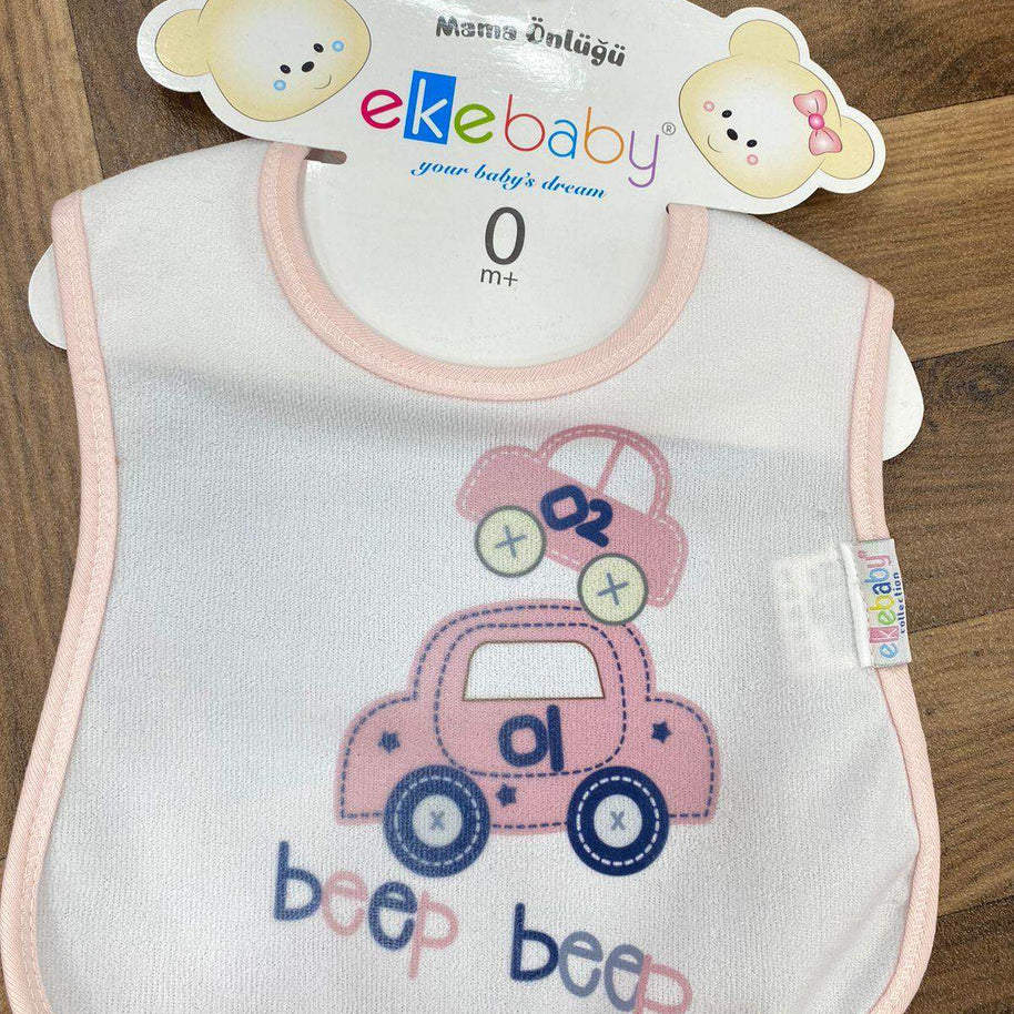 Bavoir imperméable bleu - Ekebaby - pour bébé Maroc -www.babyboss.ma