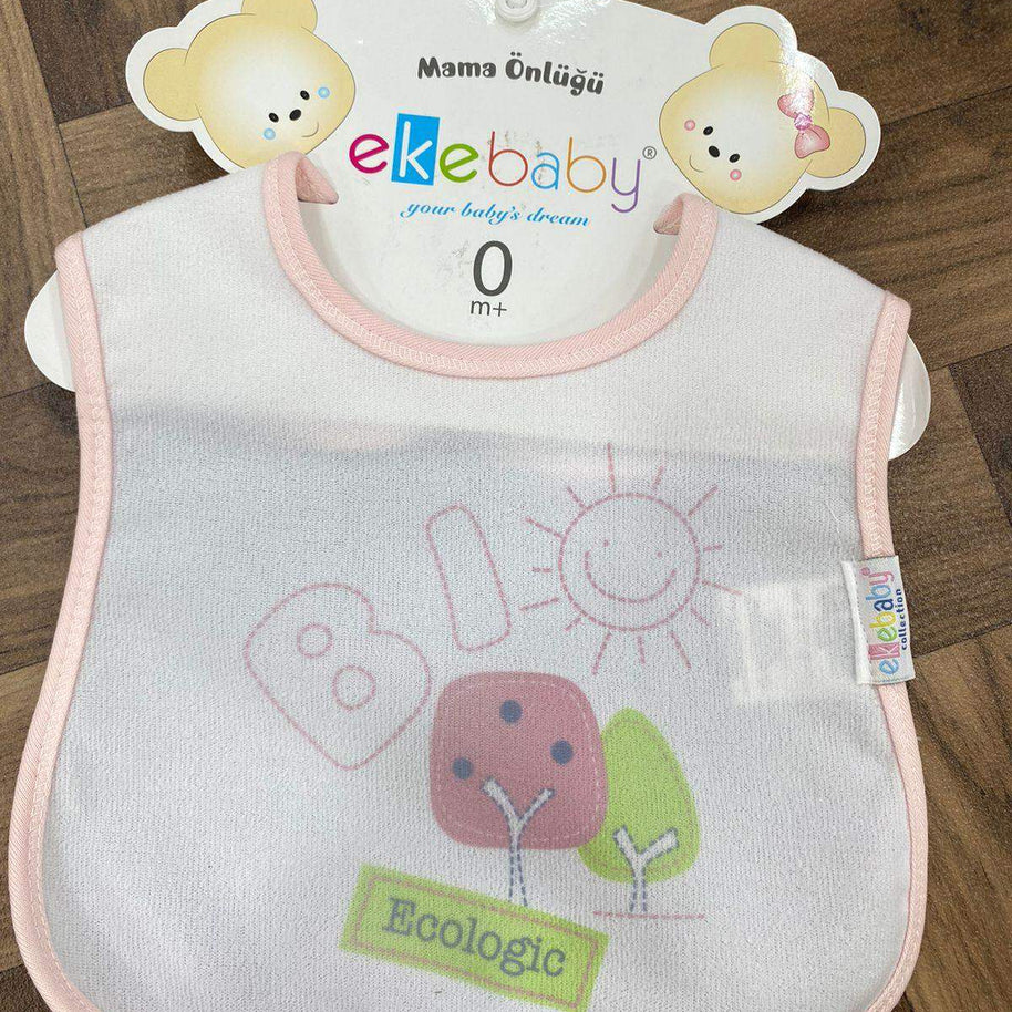 Bavoir imperméable bleu - Ekebaby - pour bébé Maroc -www.babyboss.ma