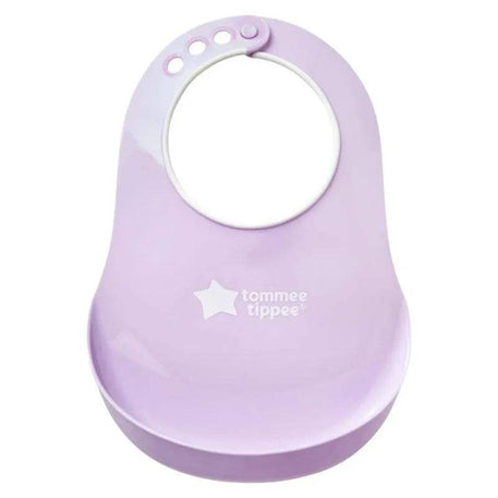 Bavoir Tommee Tippee avec Fermoir Réglable - Mauve - Tommee Tippee - Bavoirs pour bébé Maroc -www.babyboss.ma