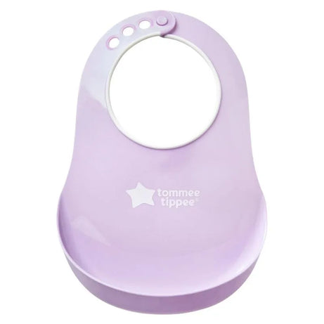 Bavoir Tommee Tippee avec Fermoir Réglable - Mauve - Babyboss.ma - Tommee Tippee - pour bébé maroc