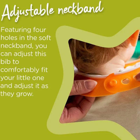 Bavoir Tommee Tippee avec Fermoir Réglable - Mauve - Tommee Tippee - Bavoirs pour bébé Maroc -www.babyboss.ma