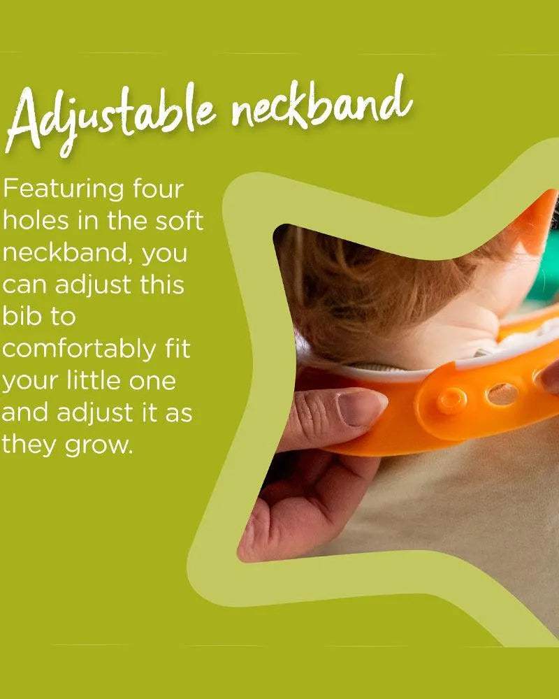 Bavoir Tommee Tippee avec Fermoir Réglable - Mauve - Tommee Tippee - Bavoirs pour bébé Maroc -www.babyboss.ma