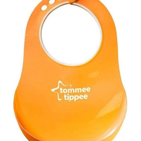 bavoir-tommee-tippee-avec-fermoir-reglable-orange-babyboss-ma-tommee-tippee-pour-bebe-maroc-1 - Babyboss.ma -bebe-maroc