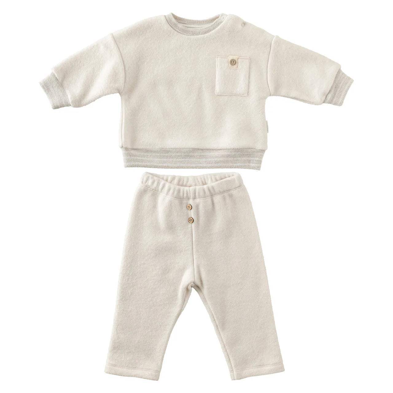 Beige Soft ensemble pour bebe AndyWawa 100% cotton - Andywawa - pour bébé Maroc -www.babyboss.ma