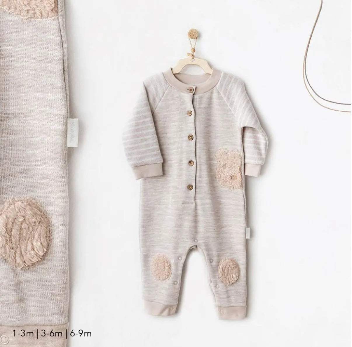 beige_bear_grenouillre_100_cotton_andywawa-47787527995703-bebe-babyboss.ma-maroc - Babyboss.ma -bebe-maroc
