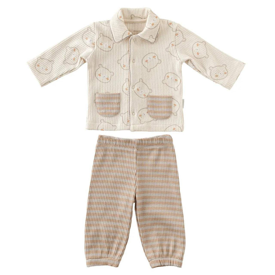 beige_bear_pyjama_pour_bebe_100_cotton_andywawa-47680342130999-bebe-babyboss.ma-maroc - Babyboss.ma -bebe-maroc