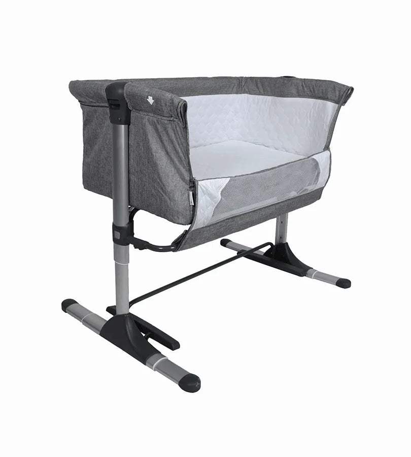 Berceau cododo gris foncé – mon bébé - mon bebe - cododo pour bébé Maroc -www.babyboss.ma
