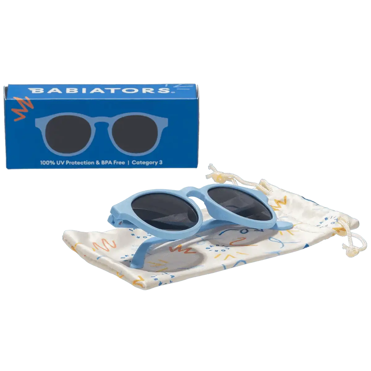Lunettes de Soleil Babiators - Bermuda Blue Keyhole - Babiators Sunglasses - Sunglasses pour bébé Maroc -www.babyboss.ma