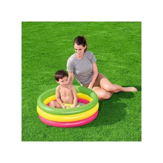 Bestway Piscine bébé enfant avec sol gonflable 70cm ×24cm - Babyboss.ma - bestway - pour bébé maroc