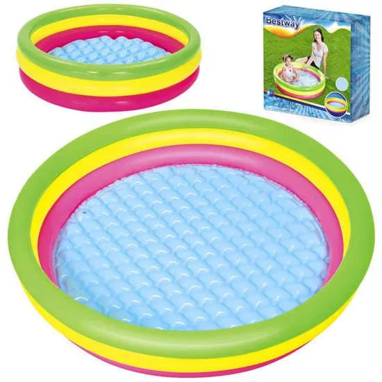 Bestway Piscine bébé enfant avec sol gonflable 70cm ×24cm - Babyboss.ma - bestway - pour bébé maroc