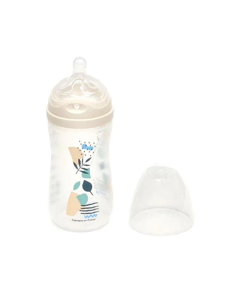 Biberon multi Perforé Dodie 270ML Bleu avec Tétine Biomimétisme - Babyboss.ma - Dodie - pour bébé maroc