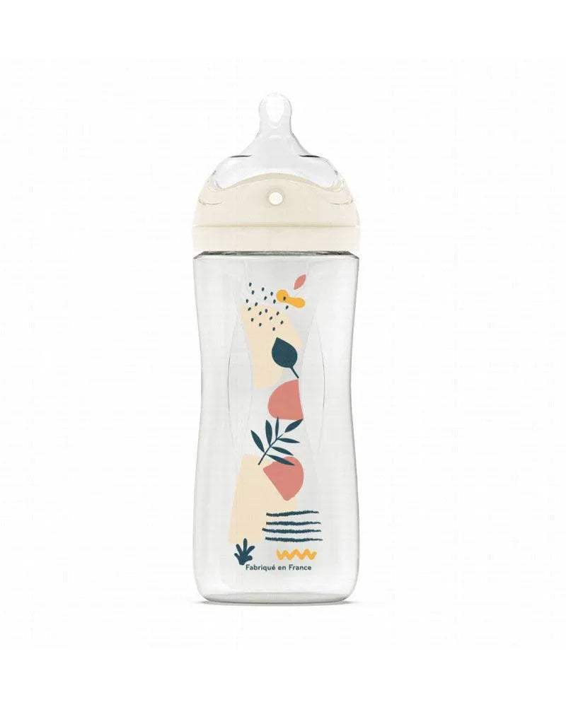 Biberon multi Perforé Dodie 330ML Bleu avec Tétine Biomimétisme - Dodie - Biberon pour bébé Maroc -www.babyboss.ma