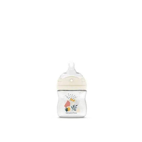 زجاجة أطفال متعددة الثقوب من دودي 150 مل سلمون مع حلمة محاكاة حيوية - BABYBOSS - دودي - للطفل المغربي