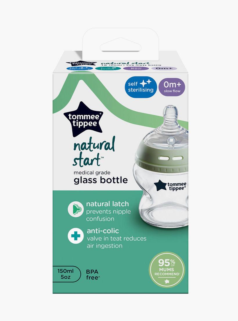 Biberon Tommee Tippee Closer to Nature 0m+ - 150ml en verre