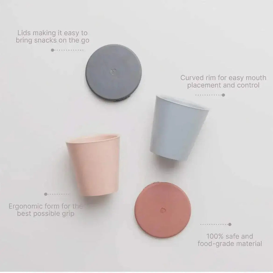 BIBS Jeu de tasses blush - Bibs - pour bébé Maroc -www.babyboss.ma