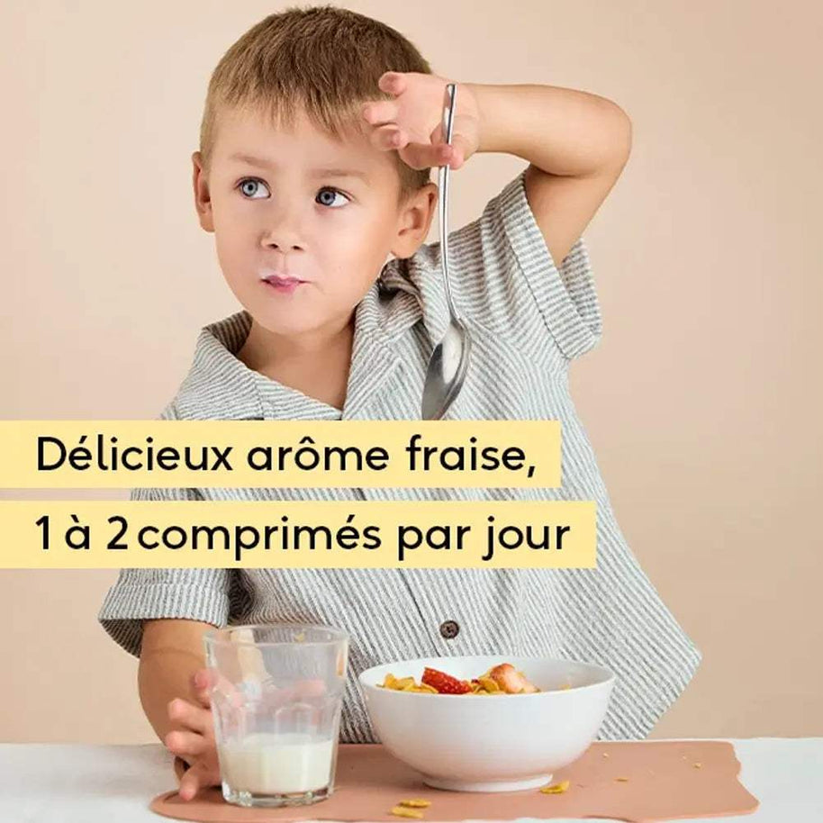BioGaia® Comprimés probiotiques arôme fraise - dès 3 ans - BioGaia - Soins Digestifs pour bébé Maroc -www.babyboss.ma