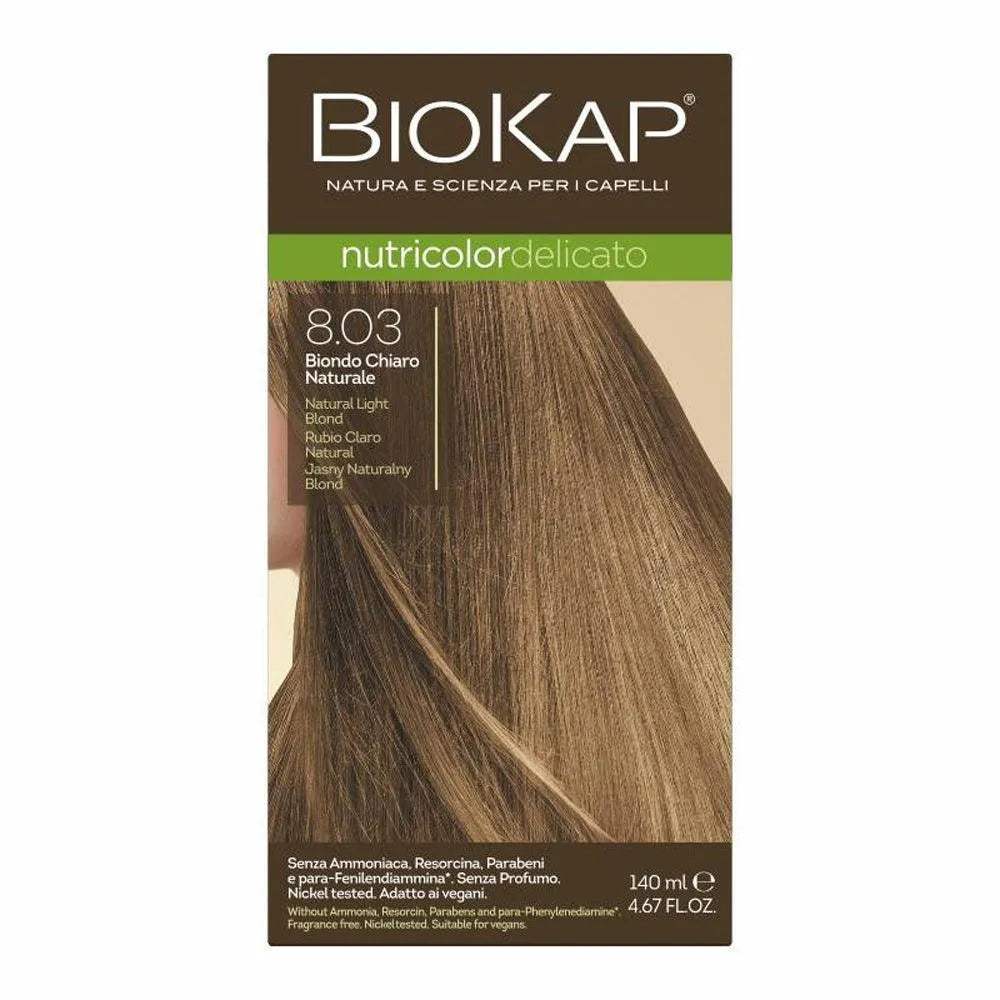 Biokap Nutricolor Delicato Teinture pour Cheveux 140ml - Biokap - pour bébé Maroc -www.babyboss.ma