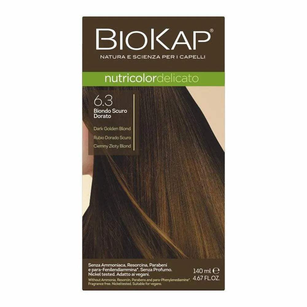 Biokap Nutricolor Delicato Teinture pour Cheveux 140ml - Biokap - - Babyboss.ma