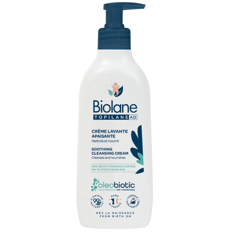 BIOLANE – Topilane AD Crème Lavante Apaisante 350ml – Peaux Très Sèches et à Tendance Atopique - Biolane - Bain et toilette - Babyboss.ma