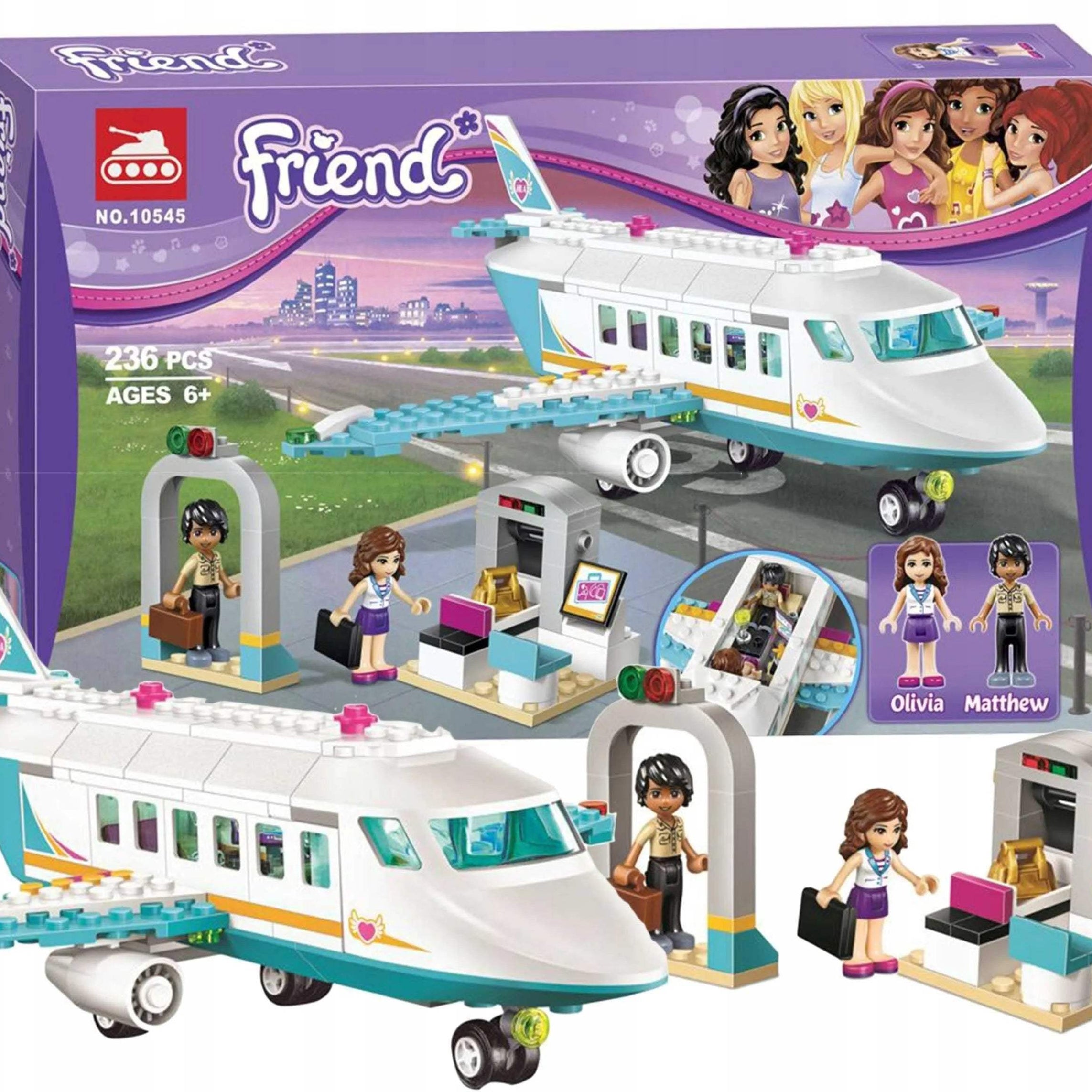 Blocs de jets privés Friends - babyboss toys - pour bébé Maroc -www.babyboss.ma