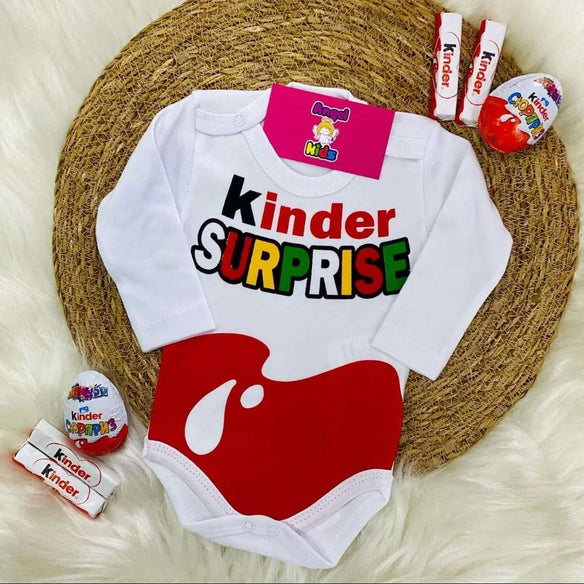 Body kinder surprise 100% cotton - Babyboss.ma - Mode - pour bébé maroc