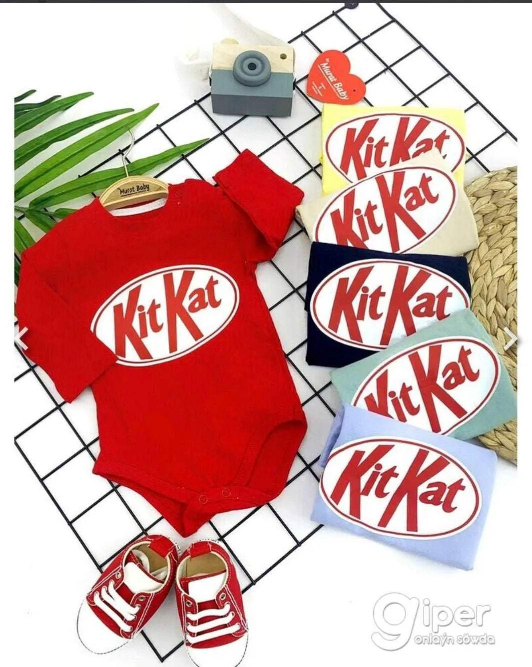 Body pour bébé kitkat 100% cotton - Mode - pour bébé Maroc -www.babyboss.ma