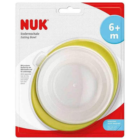 Bol d'Apprentissage avec couvercle NUK - Vert - NUK - Bols pour bébé Maroc -www.babyboss.ma