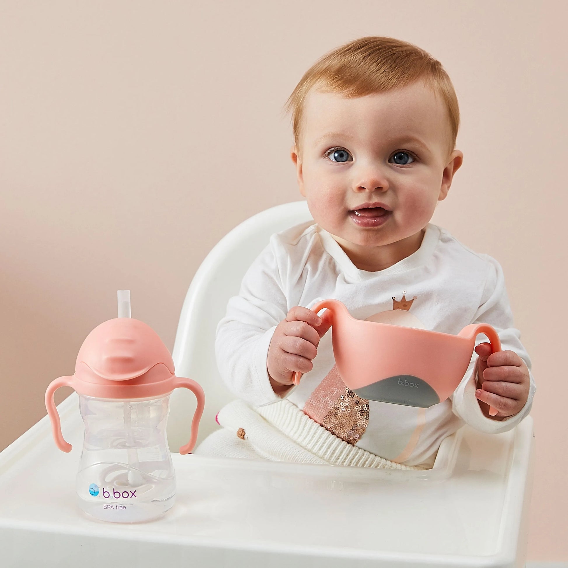 bowl + straw - tutti frutti - BBOX USA - pour bébé maroc