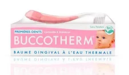 Buccotherm Kit Poussées Dentaires 50 ml Couleur : Brosse à dents verte et rose et bleu - Babyboss.ma - Buccotherm - pour bébé maroc