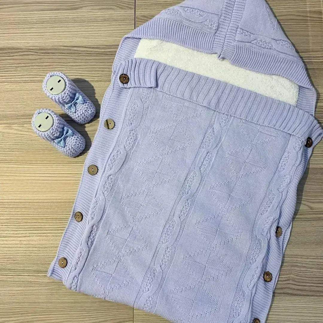 Cache bebe 100% cotton - Anna babba - pour bébé Maroc -www.babyboss.ma