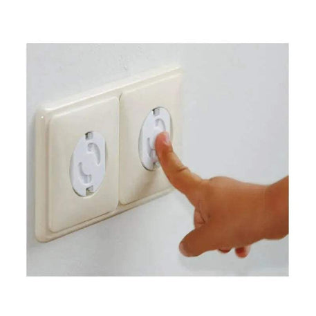 Cache-prises a rotation - Blanc (8x) Safety 1st - Safety - pour bébé Maroc -www.babyboss.ma