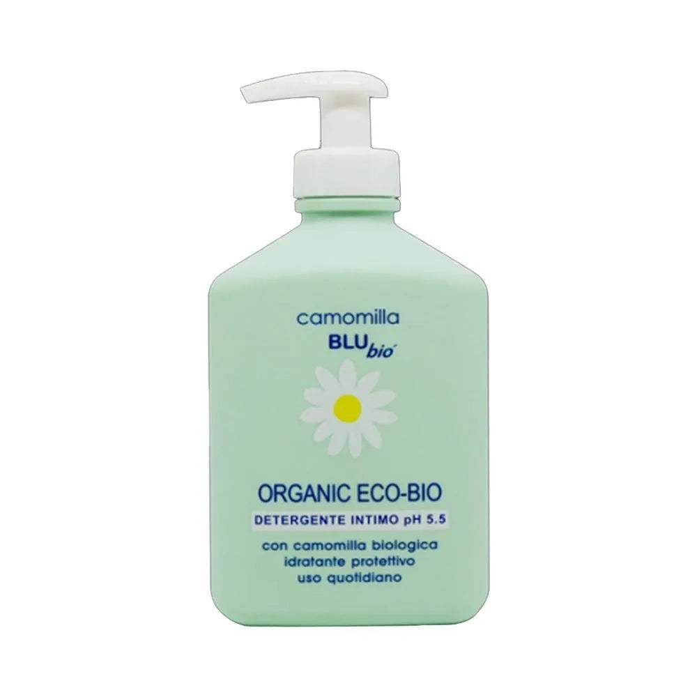 camomilla-blu-organic-eco-bio-nettoyant-intime-ph-5-5-300ml-babyboss-ma-camomilla-pour-bebe-maroc - Babyboss.ma -bebe-maroc