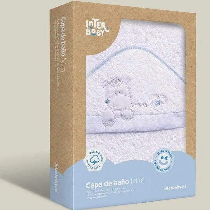 cape de bain blue – Interbaby - Interbaby - pour bébé Maroc -www.babyboss.ma