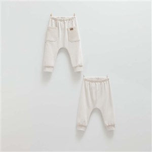 Lot de 2 Pantalons bébé  - Caramell