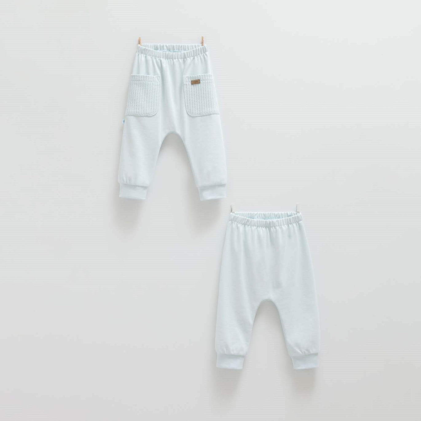 Lot de 2 Pantalons bébé - Caramell - caramell - Pantalon pour bébé Maroc -www.babyboss.ma