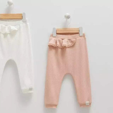 Lot de 2 Pantalons bébé - Caramell - caramell - Pantalon pour bébé Maroc -www.babyboss.ma