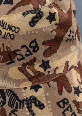 Chapeau de dinosaure pour enfants, couleur bleu clair - babyboss mode - pour bébé Maroc -www.babyboss.ma