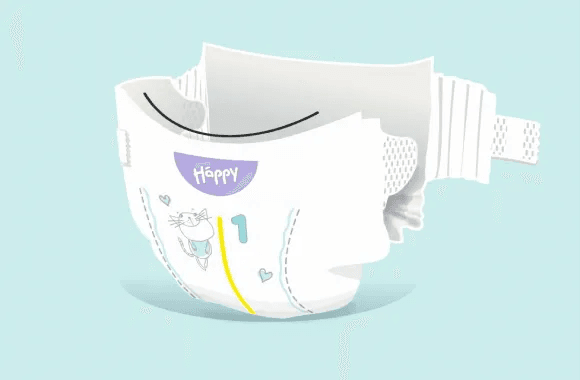 Couches Bébé Happy Taille 6 (15+ kg) - 48 Pièces - Happy - pour bébé Maroc -www.babyboss.ma