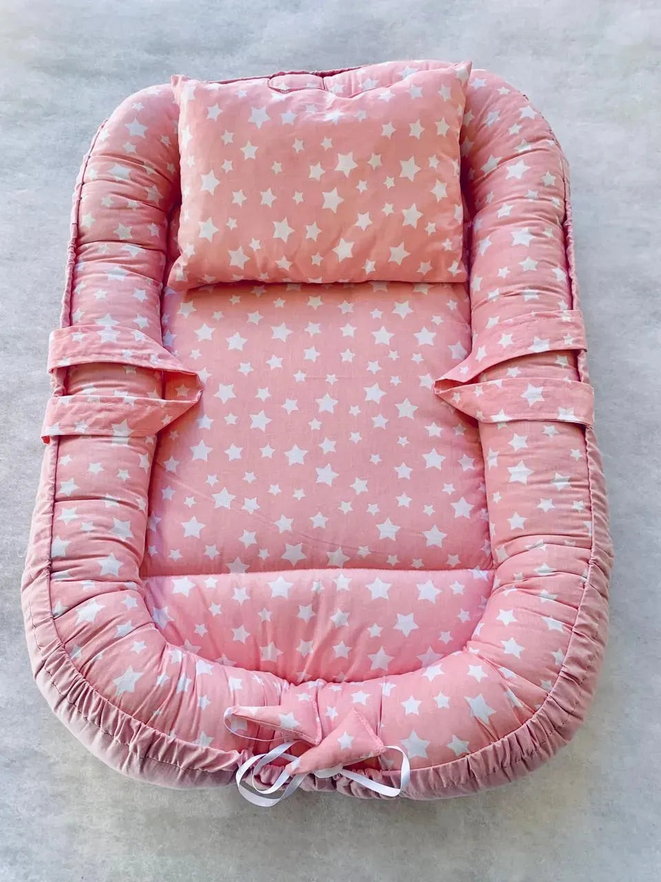 Couffin pour bébé cotton rose - Babyboss.ma - Abena - pour bébé maroc