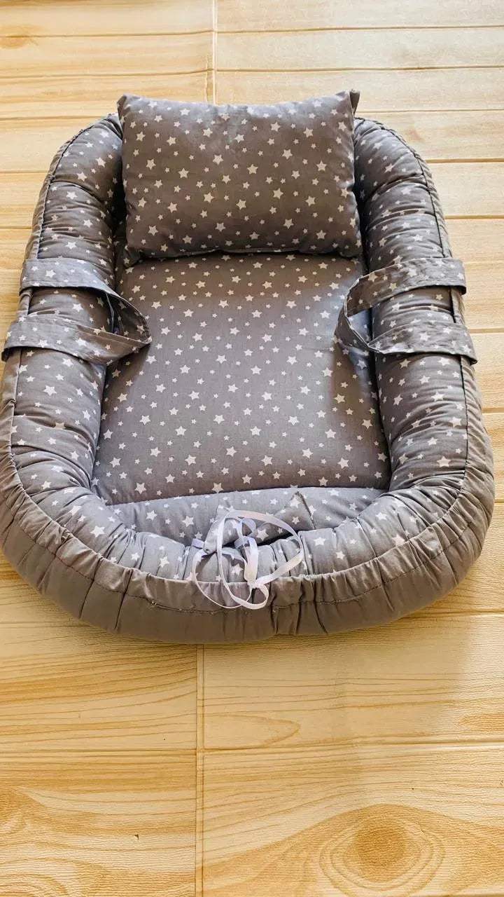 Couffin pour bébé en gris - babyboss toys - pour bébé Maroc -www.babyboss.ma