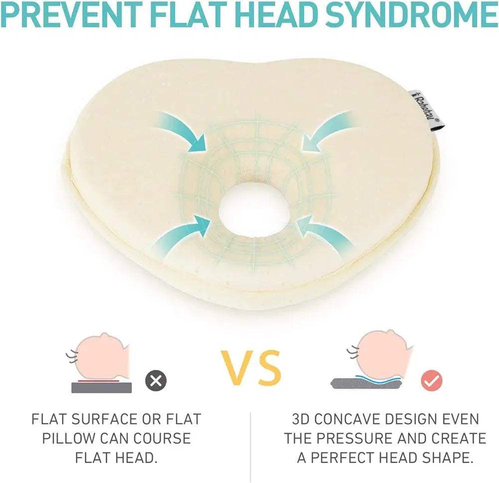 Coussin anti tête plate - Babebay - pour bébé Maroc -www.babyboss.ma