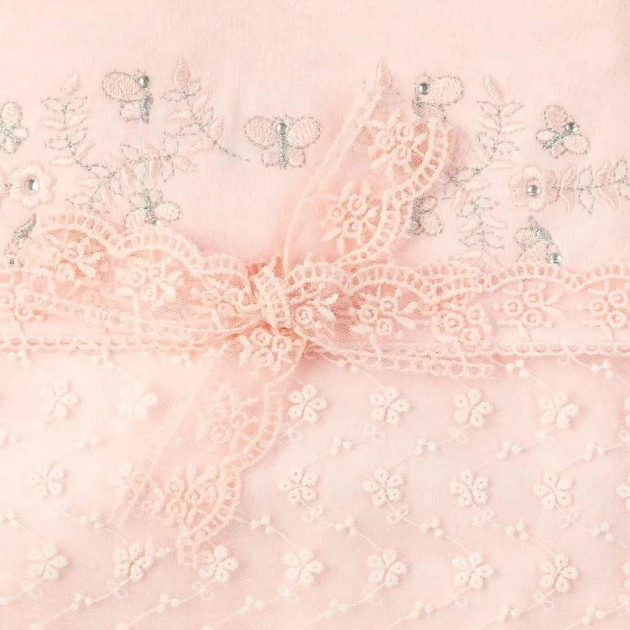 Couverture pour bébé Anna Babba 80×80 - Saumon - Anna babba - pour bébé Maroc -www.babyboss.ma