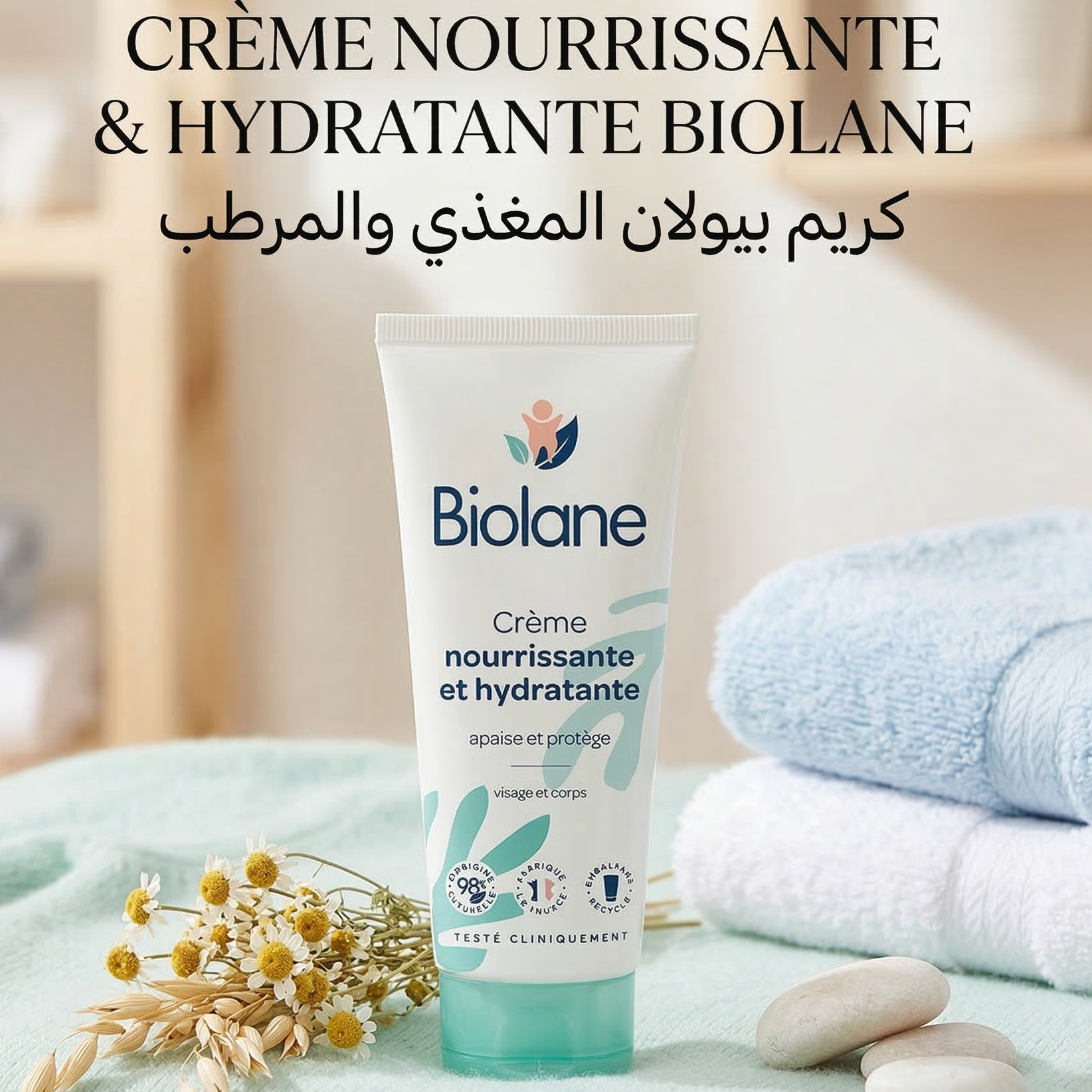Crème nourrissante et hydratante - Biolane