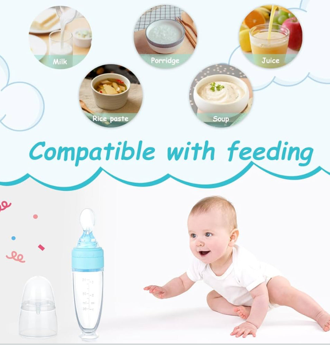 cuillre_biberon_en_silicone_avec_ventouse-51203937468727-bebe-babyboss.ma-maroc - Babyboss.ma -bebe-maroc